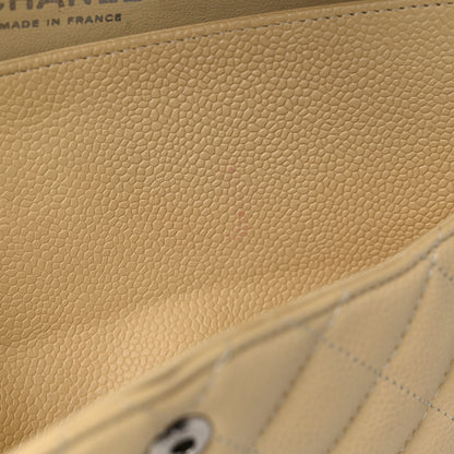 Chanel Caviar Quilted Medium Double Flap Beige Clair 16 of 20