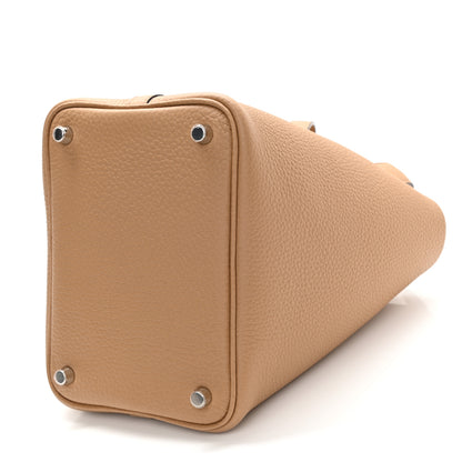 Hermes Taurillon Clemence Picotin Lock 18 PM Chai 9 of 9