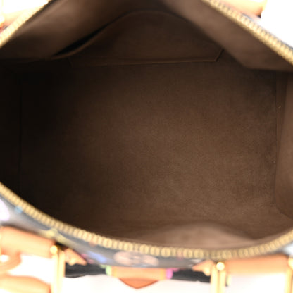 Louis Vuitton Monogram Multicolor Speedy 30 Black 5 of 10