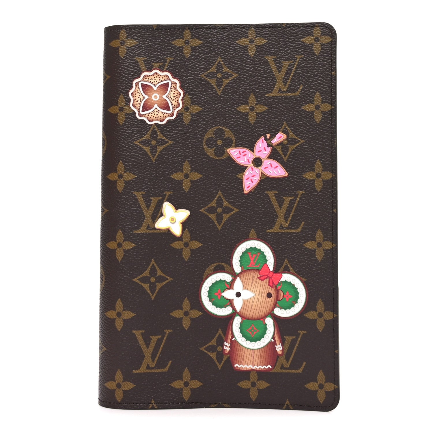 Louis Vuitton Monogram Emily Notebook Cover MM Coquelicot 1 of 7