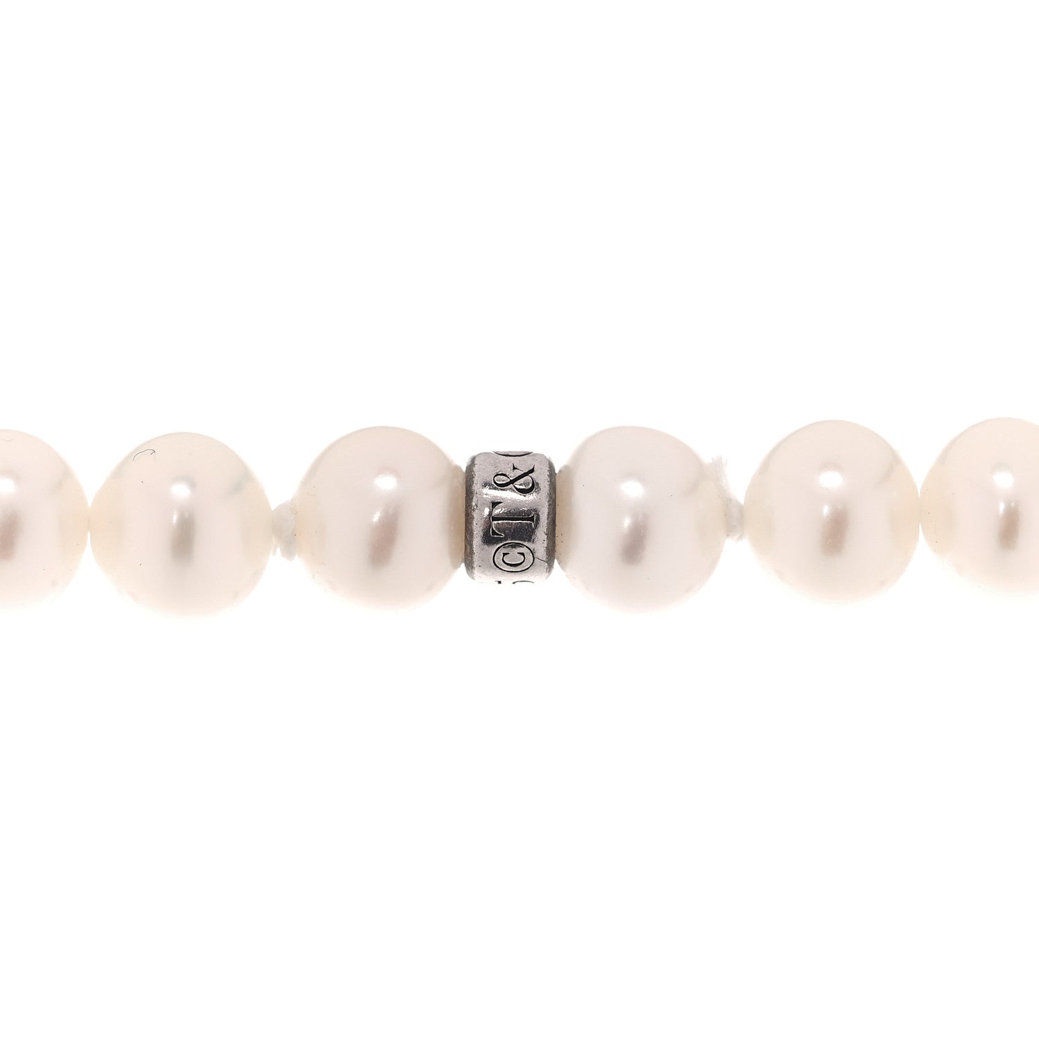 Tiffany Sterling Silver Freshwater Pearl 5-8mm Ziegfeld Necklace 87" 8 of 10