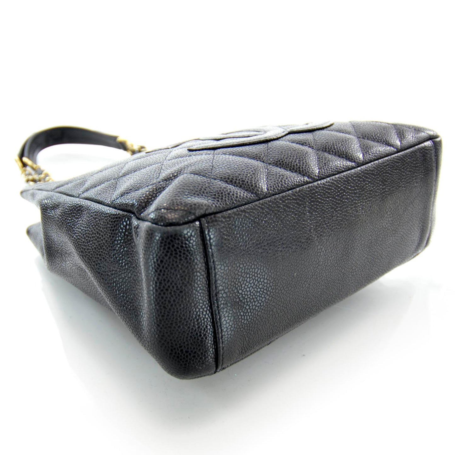Caviar Petit Shopping Tote PST Black