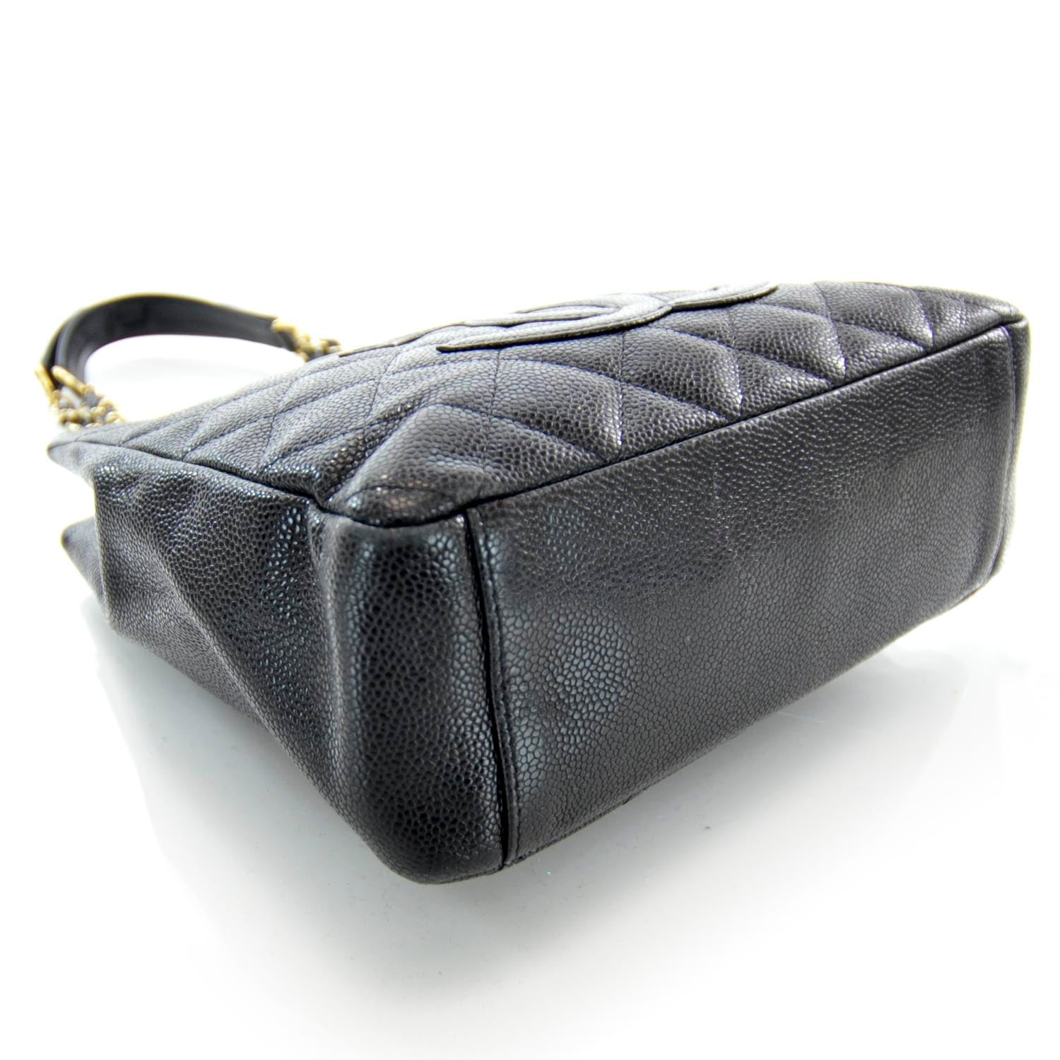 Chanel Caviar Petit Shopping Tote PST Black 4 of 9