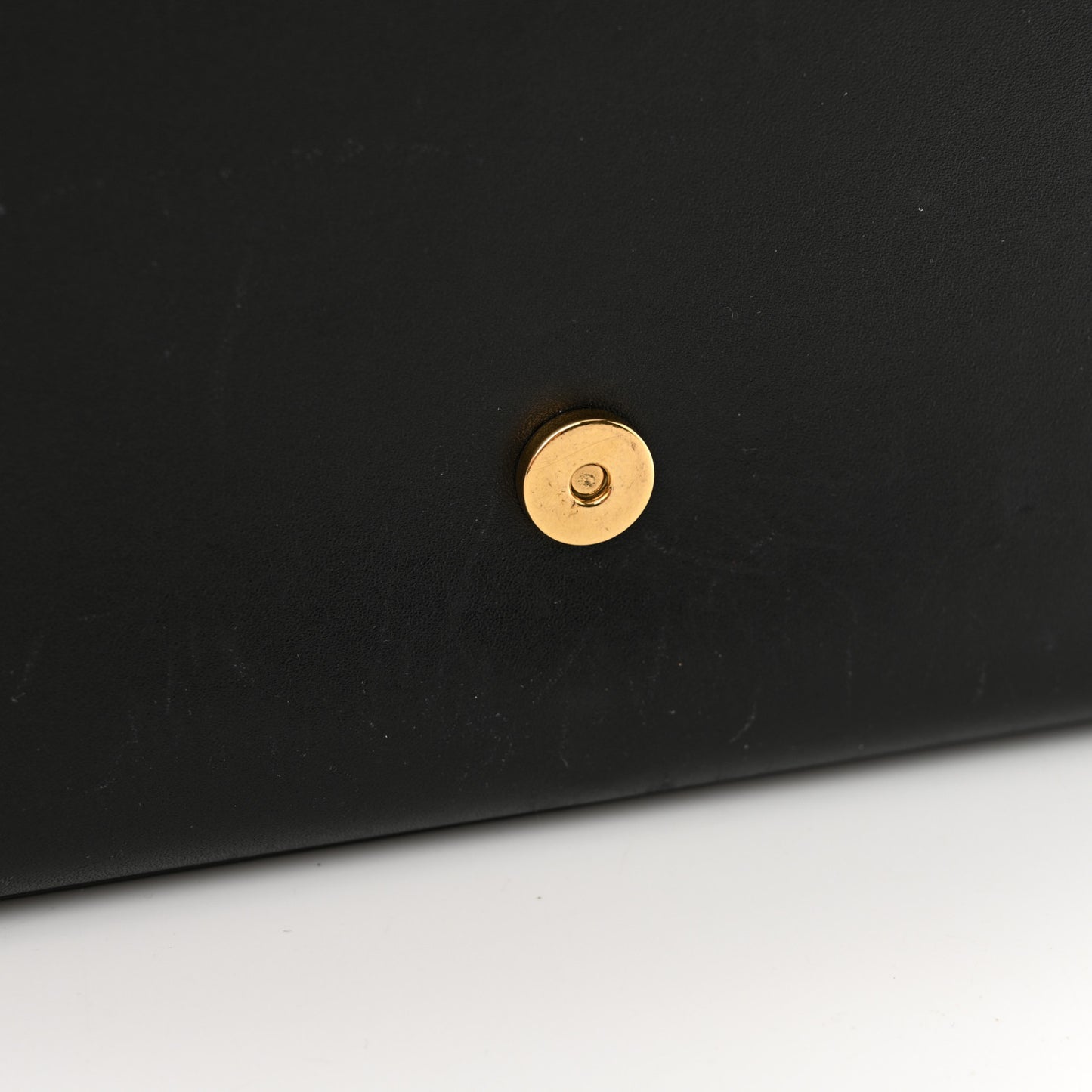 Smooth Calfskin Medium Classic Monogram Kate Tassel Satchel Black