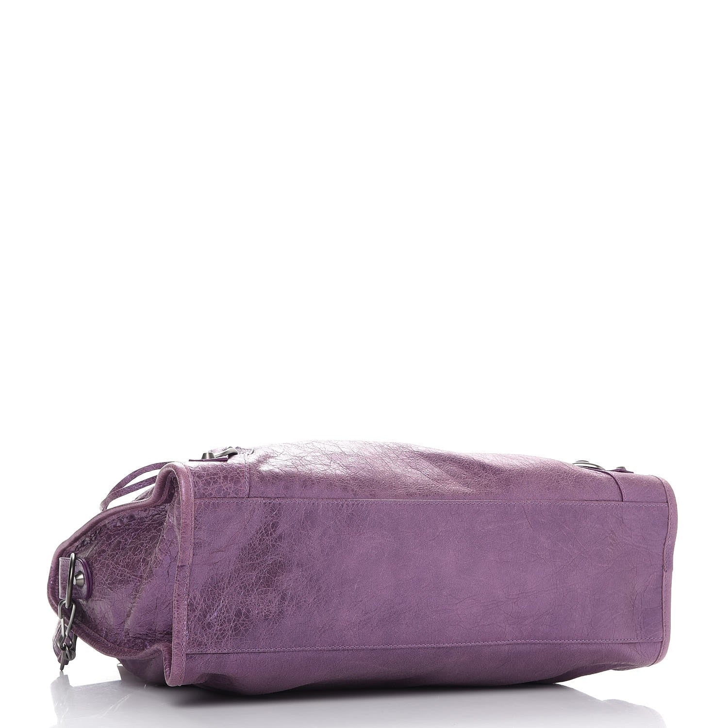 Balenciaga Agneau Classic Hardware City Metallic Purple 5 of 8