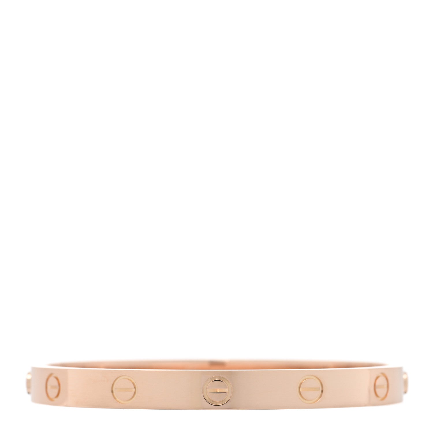 Cartier 18K Pink Gold LOVE Bracelet 17 1 of 6