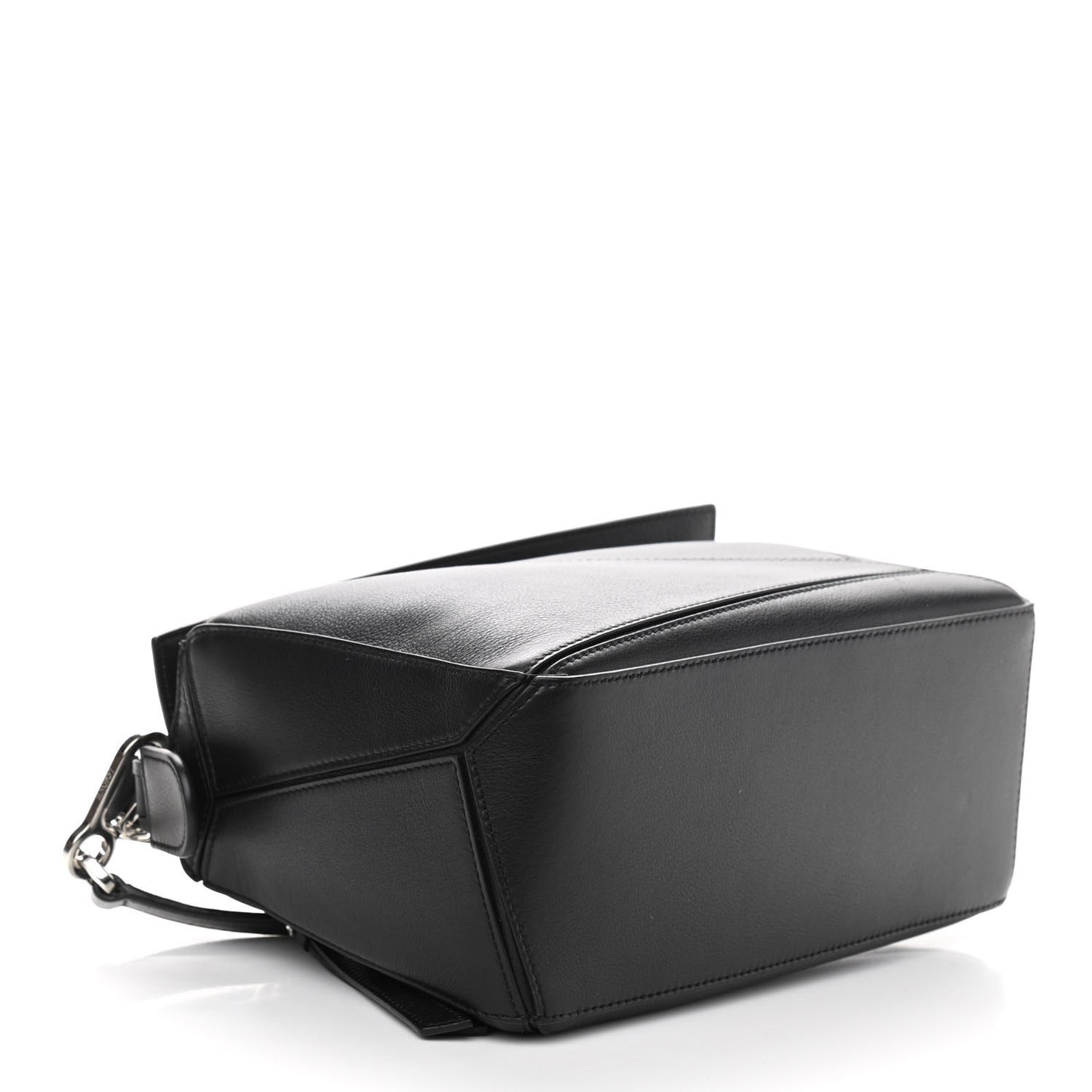 Calfskin Small Puzzle Bag Black