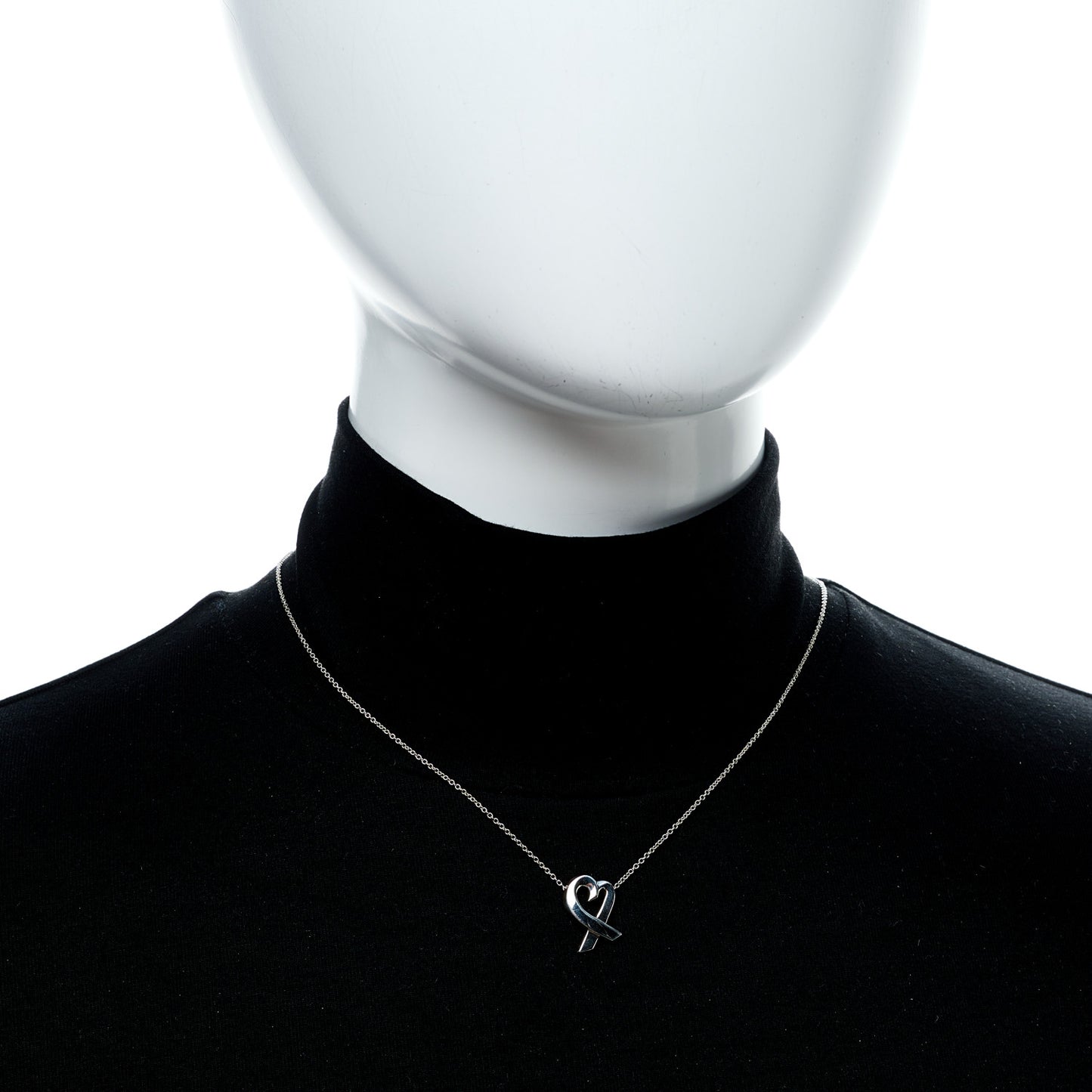 Sterling Silver Paloma Picasso Loving Heart Pendant Necklace