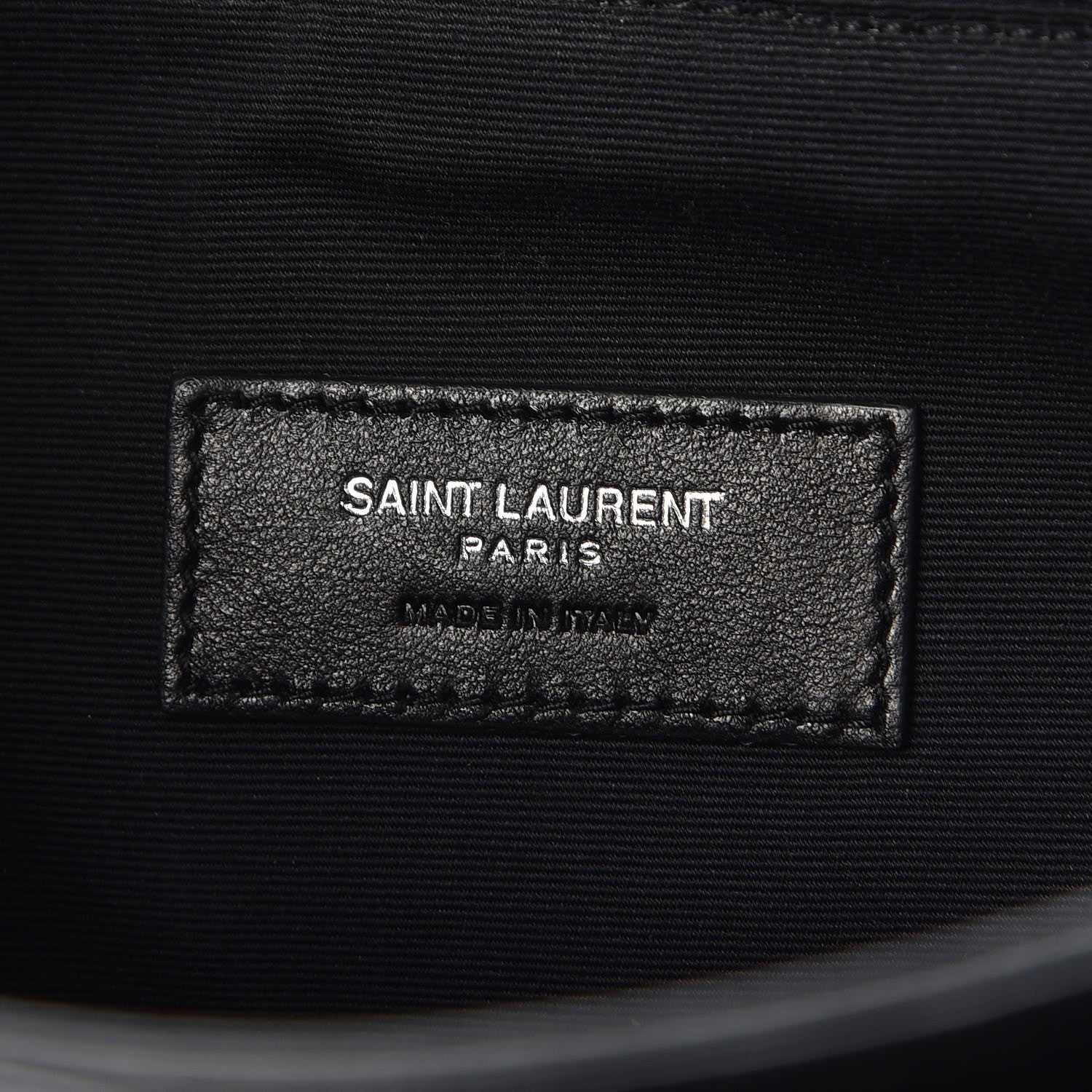 Saint Laurent Calfskin Y Quilted Monogram Loulou Shoulder Bag Black 6 of 9