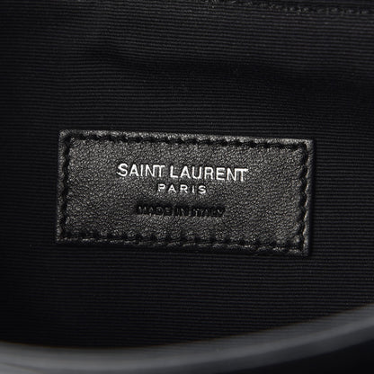 Saint Laurent Calfskin Y Quilted Monogram Loulou Shoulder Bag Black 6 of 9