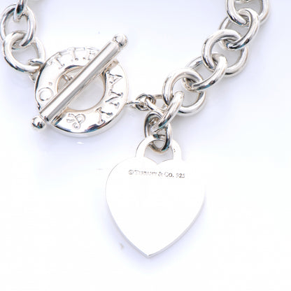 Tiffany Sterling Silver Heart Tag Toggle Bracelet 5 of 5