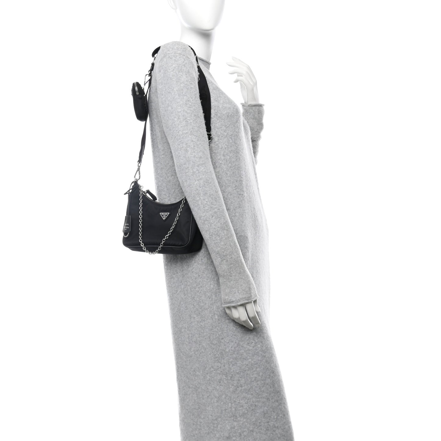 Nylon Re-Edition 2005 Shoulder Bag Black