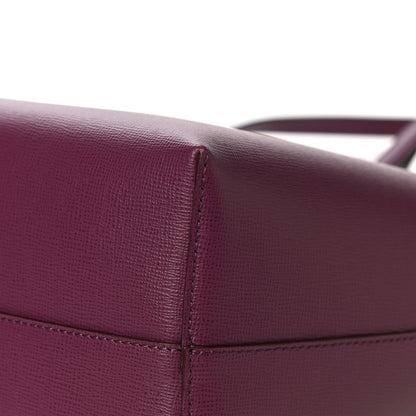 Tom Ford Grained Calfskin Small T Tote Bordeaux 11 of 12