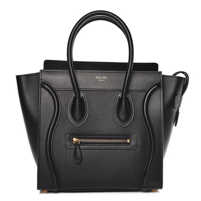 Celine Smooth Calfskin Micro Luggage Black 1 of 11