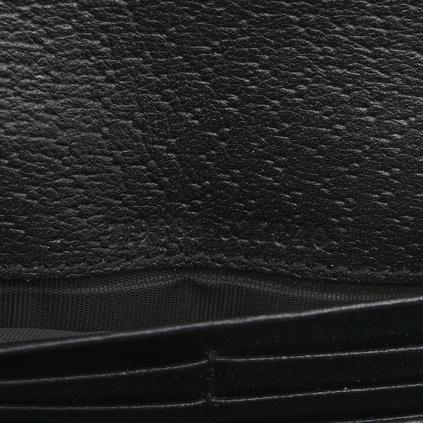 Calfskin Web Ophidia Continental Wallet Black