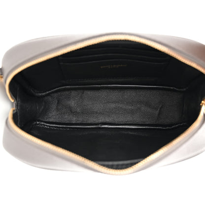 Saint Laurent Grain De Poudre Matelasse Monogram Mini Lou Camera Bag Fog 5 of 10
