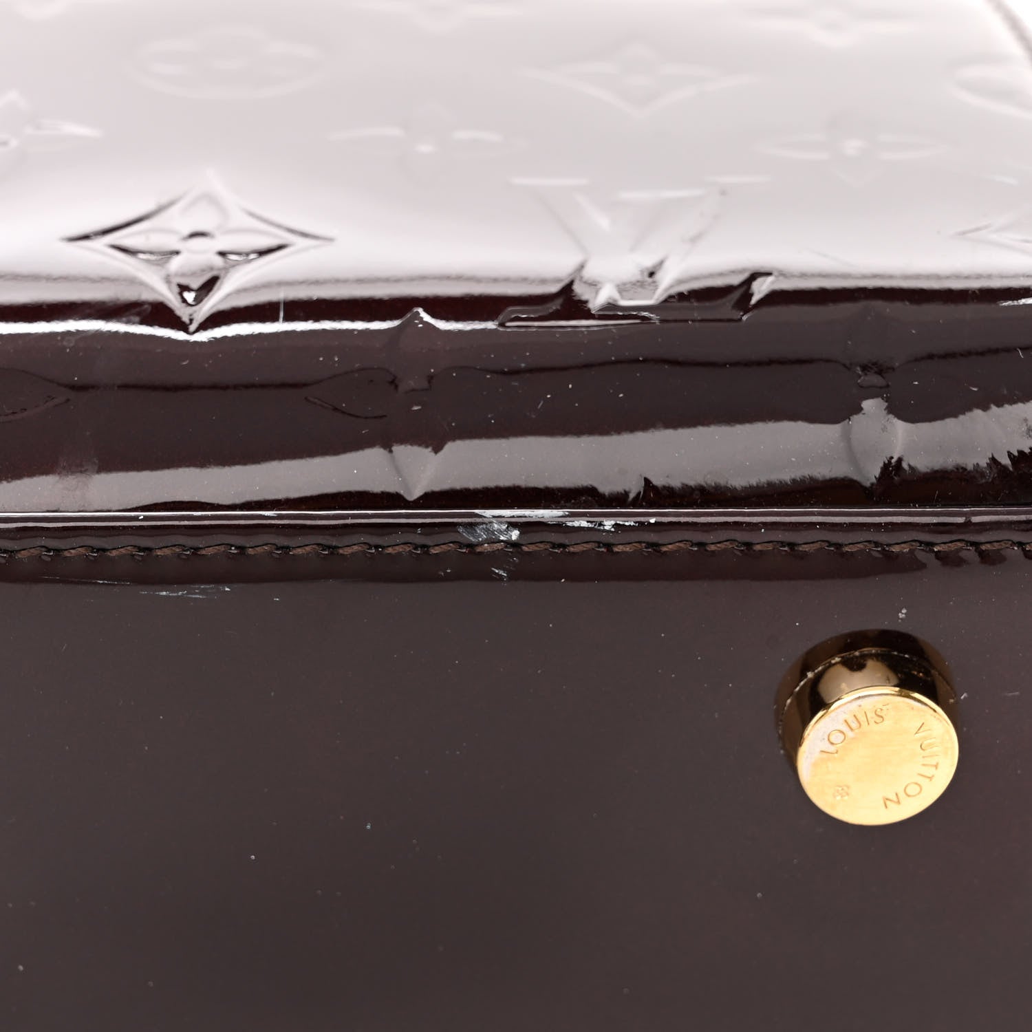 Louis Vuitton Vernis Brea MM Amarante 16 of 18