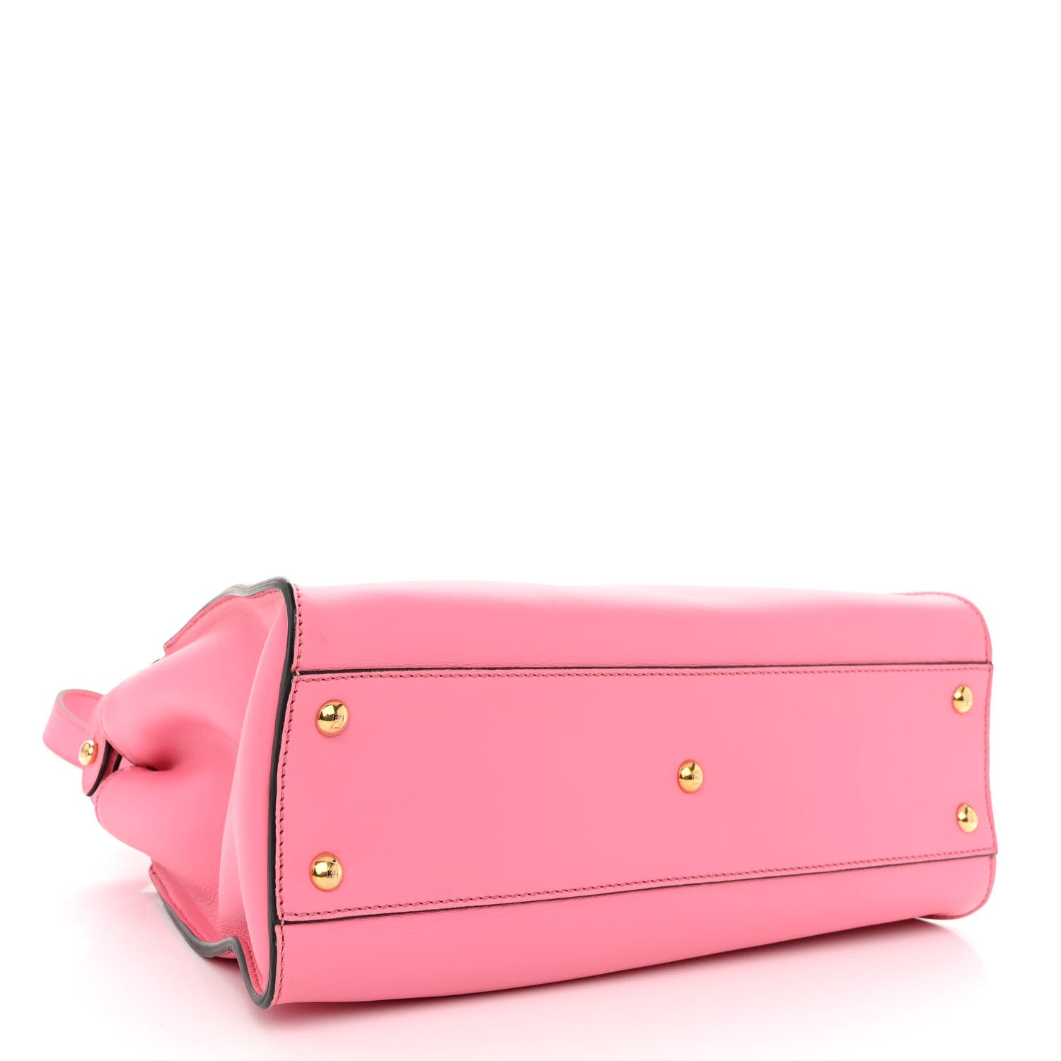 Fendi Vitello Seta Medium Peekaboo Iconic Satchel Pink 4 of 10