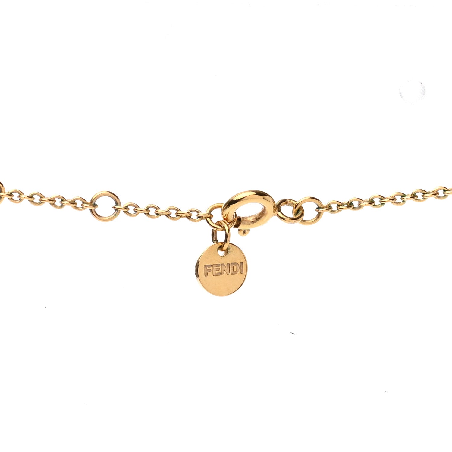Fendi Metal Crystal F is Fendi Necklace Gold 5 of 6