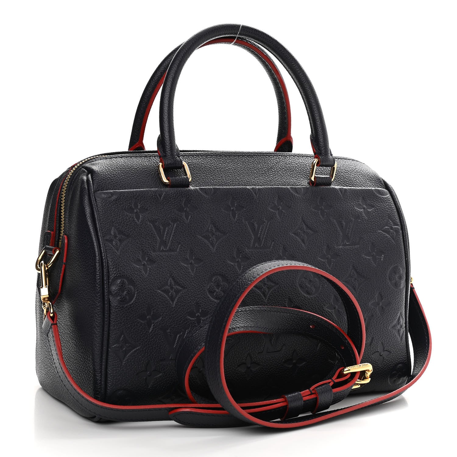 Louis Vuitton Empreinte Speedy Bandouliere 25 NM Marine Rouge 3 of 11