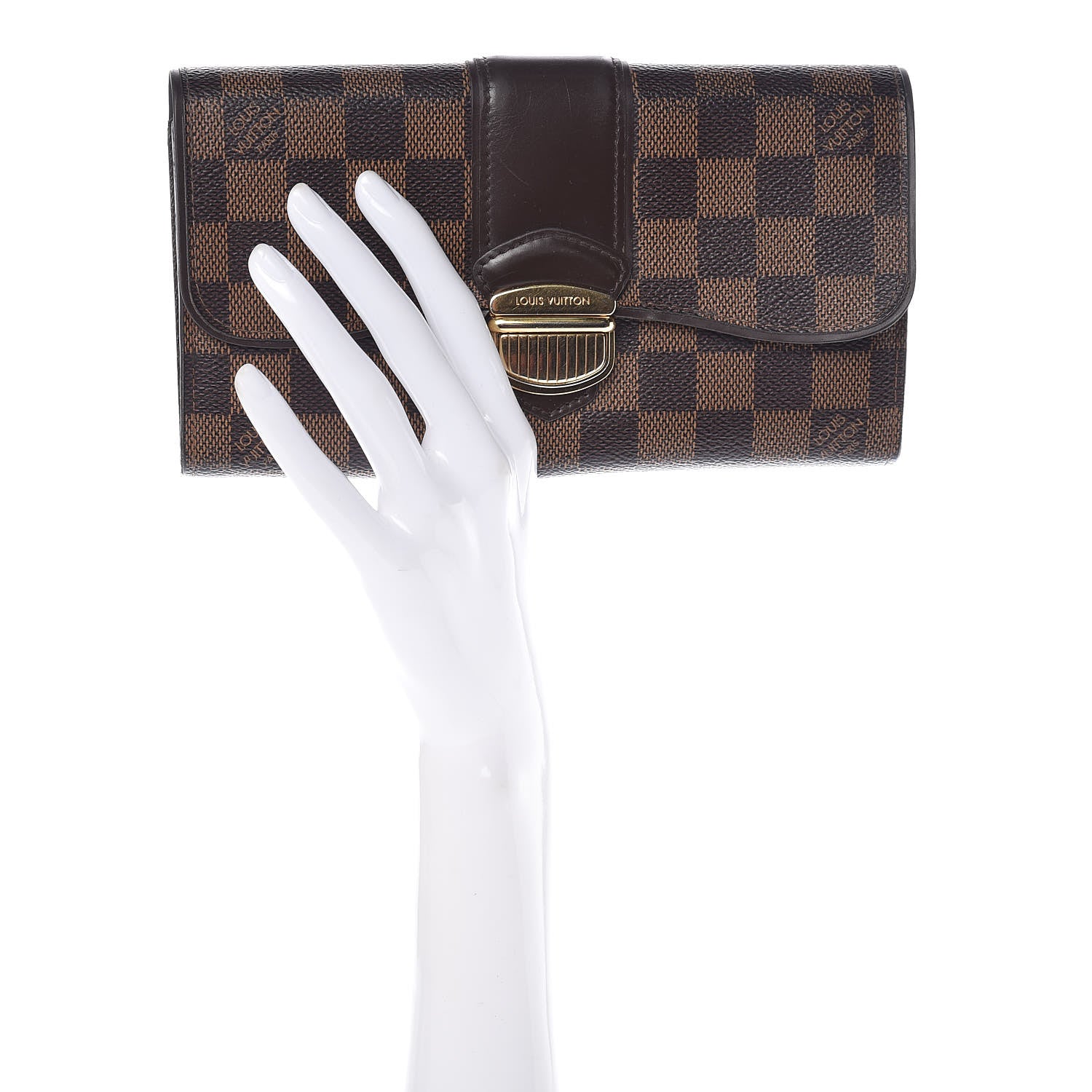 Louis Vuitton Damier Ebene Sistina Wallet 2 of 14