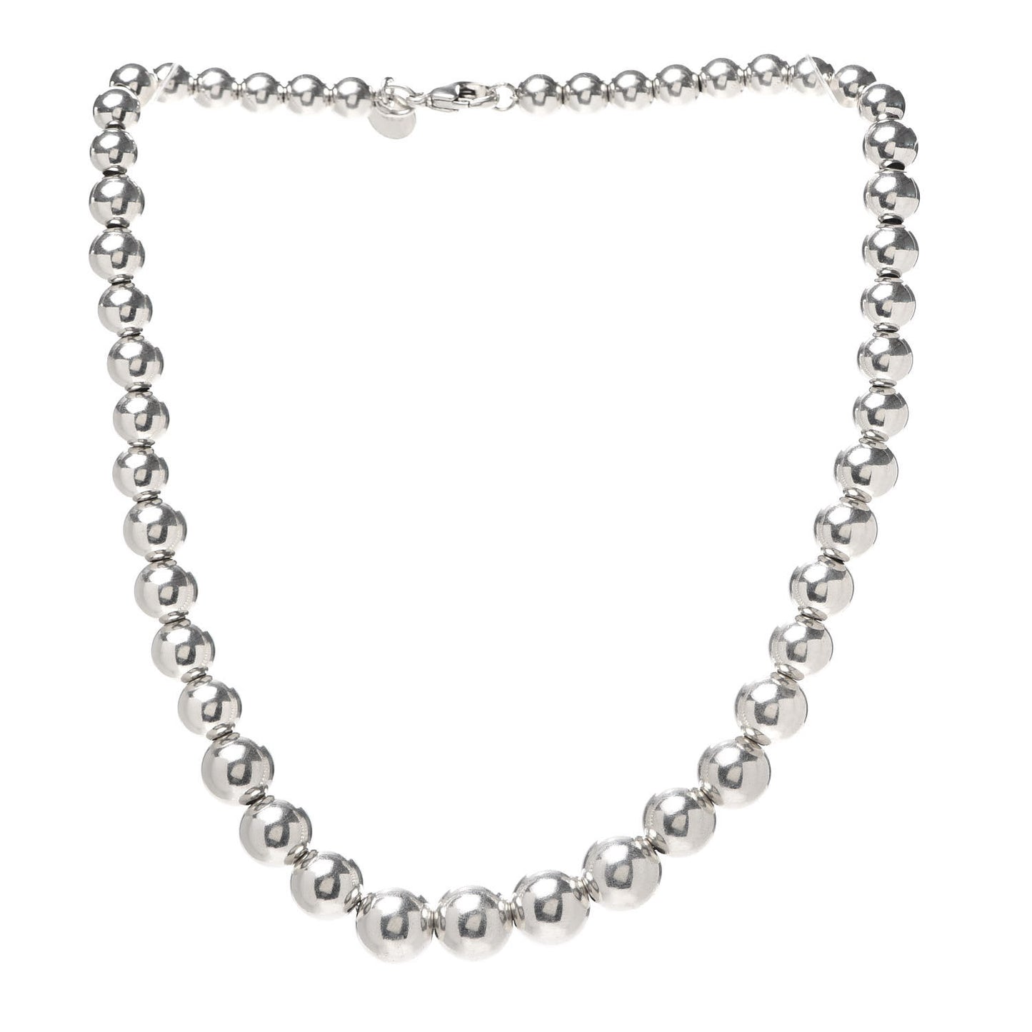 Sterling Silver HardWear Graduated Ball Necklace