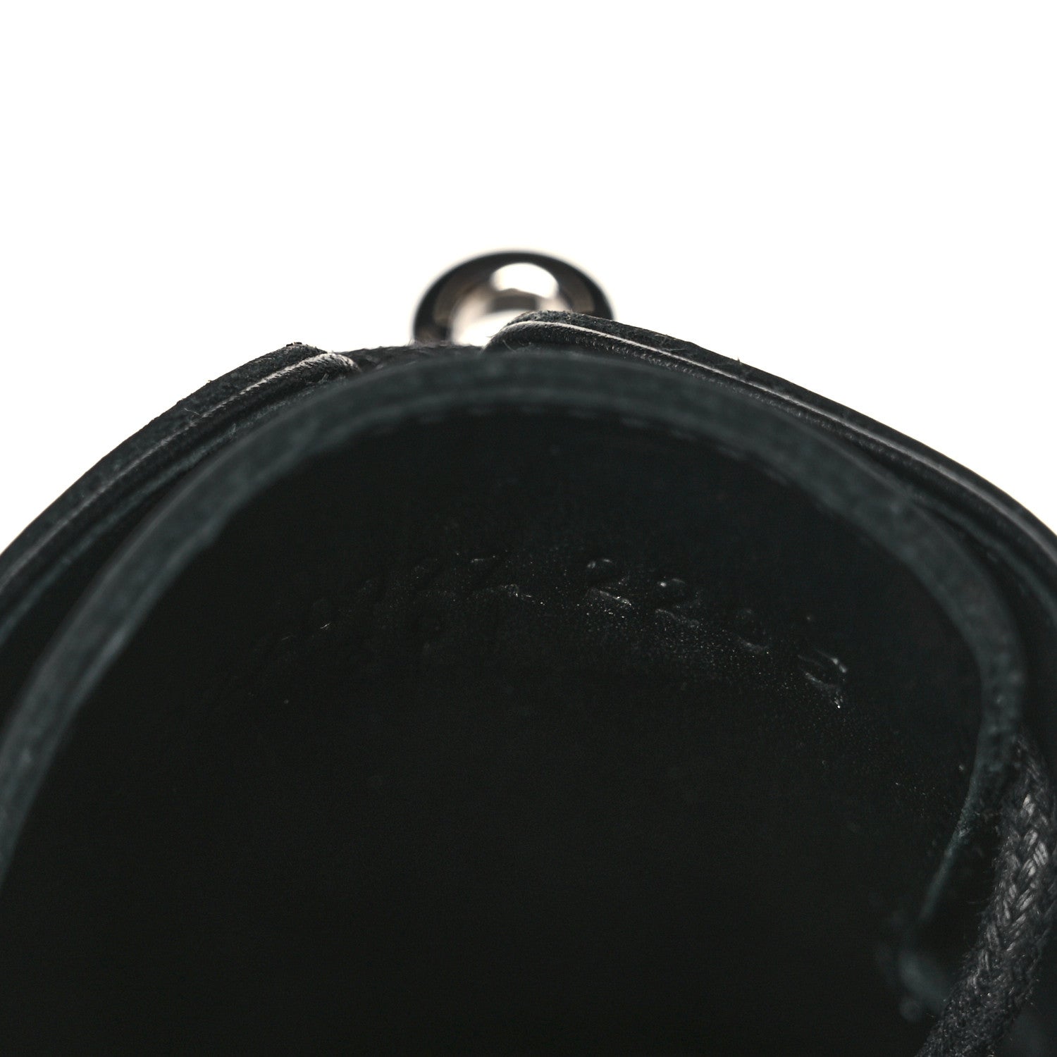 Hermes Glossed Calfskin First Oxford 39 Black 8 of 8
