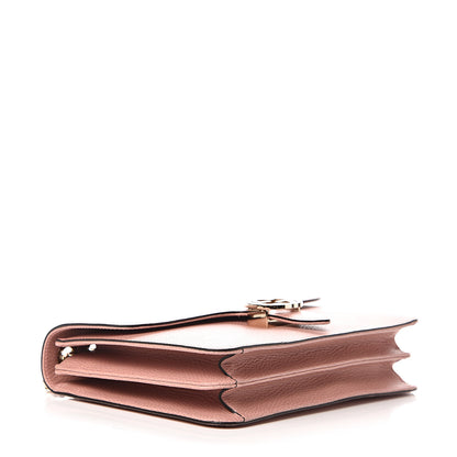 Gucci Dollar Calfskin Interlocking G Shoulder Bag Soft Pink 3 of 9