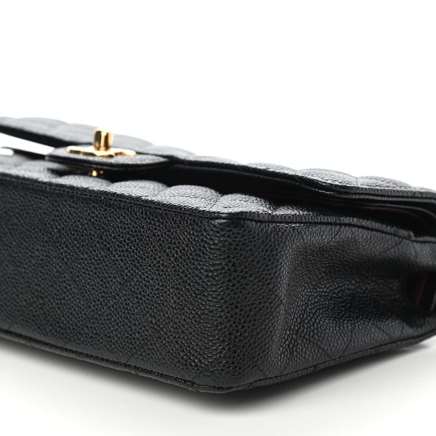 Chanel Caviar Quilted Medium Double Flap Black 9 of 10