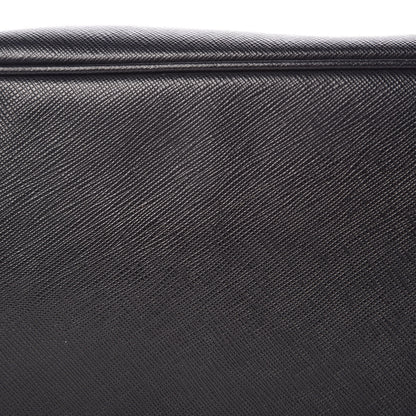Prada Saffiano Small Galleria Double Zip Tote Black 14 of 30