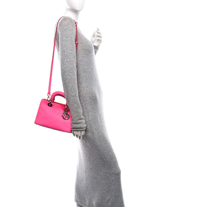 Christian Dior Calfskin Small Diorissimo Tote Pink 2 of 14