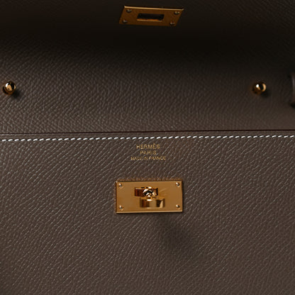 Hermes Epsom Kelly Wallet To Go Etoupe 6 of 10