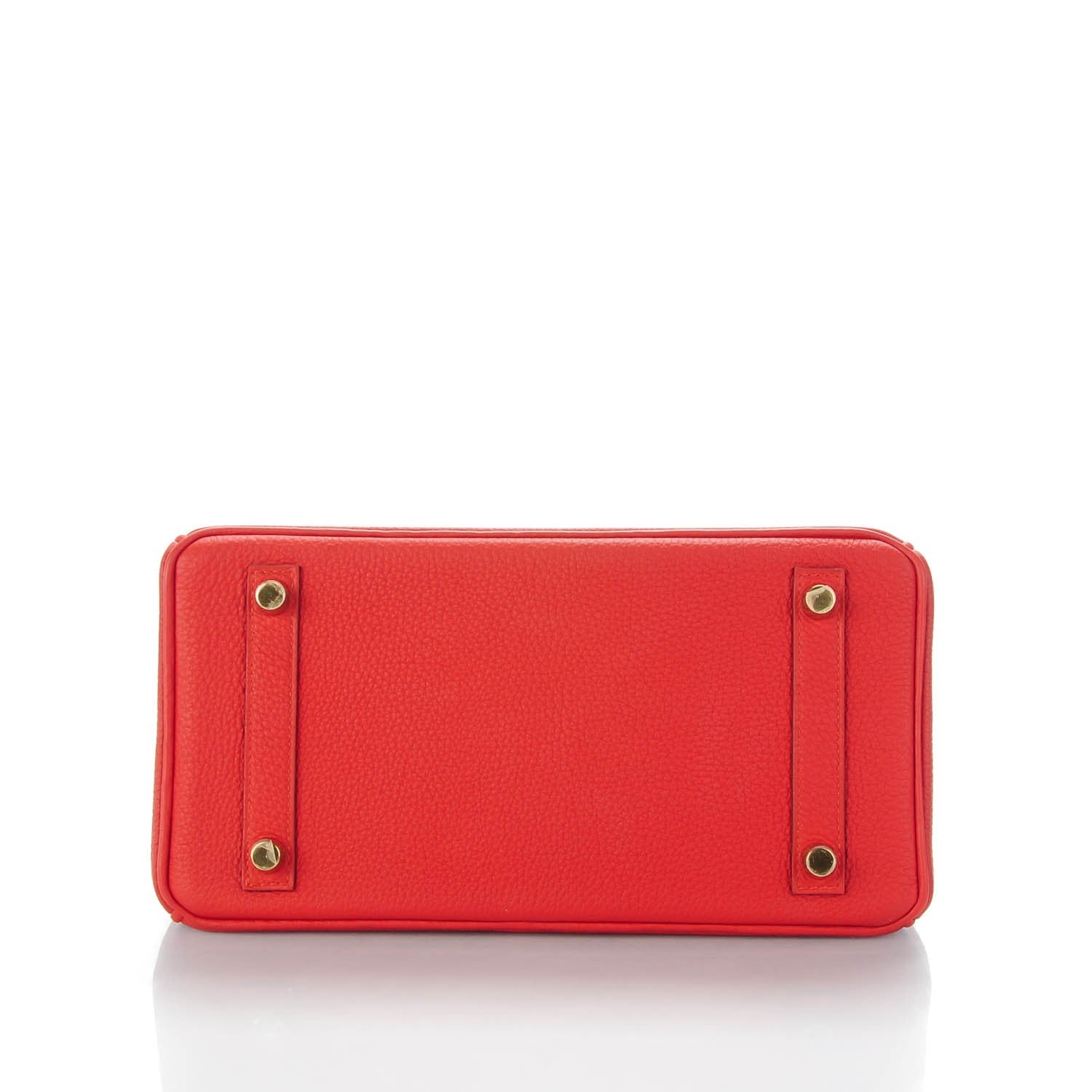 Hermes Togo Birkin 25 Vermillion 5 of 23