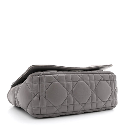 Christian Dior Calfskin Macrocannage Medium Caro Bag Iron Grey 4 of 10