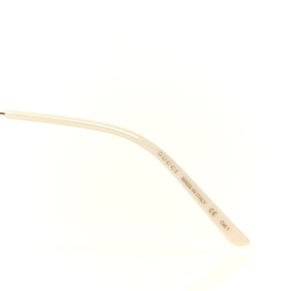 Gucci Rectangular Frame Interlocking G Sunglasses GG0394S Yellow 6 of 7