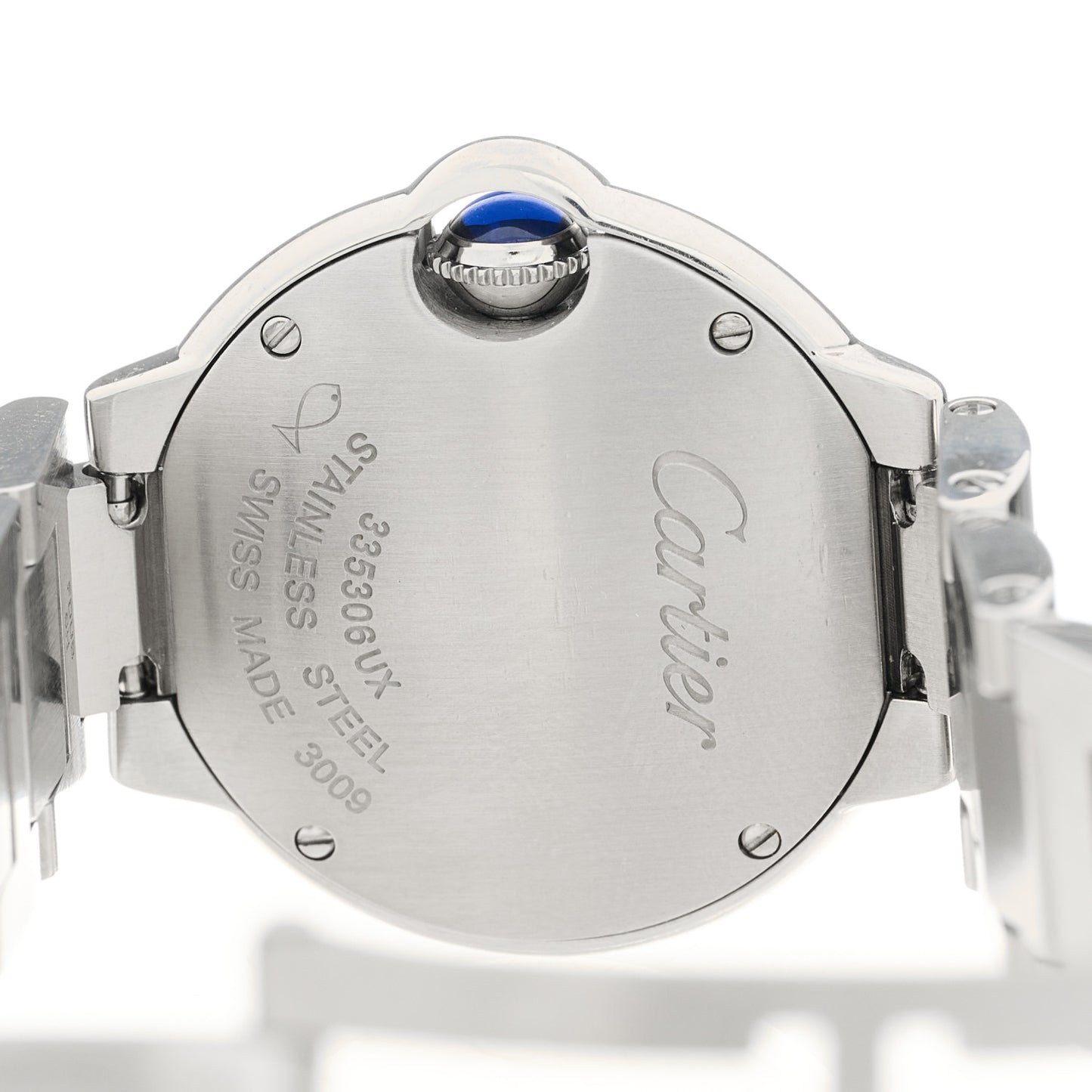 Stainless Steel Diamond 28mm Ballon Bleu De Cartier Quartz Watch
