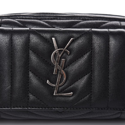 Saint Laurent Lambskin Matelasse Monogram East West Rider Bag Black 10 of 11