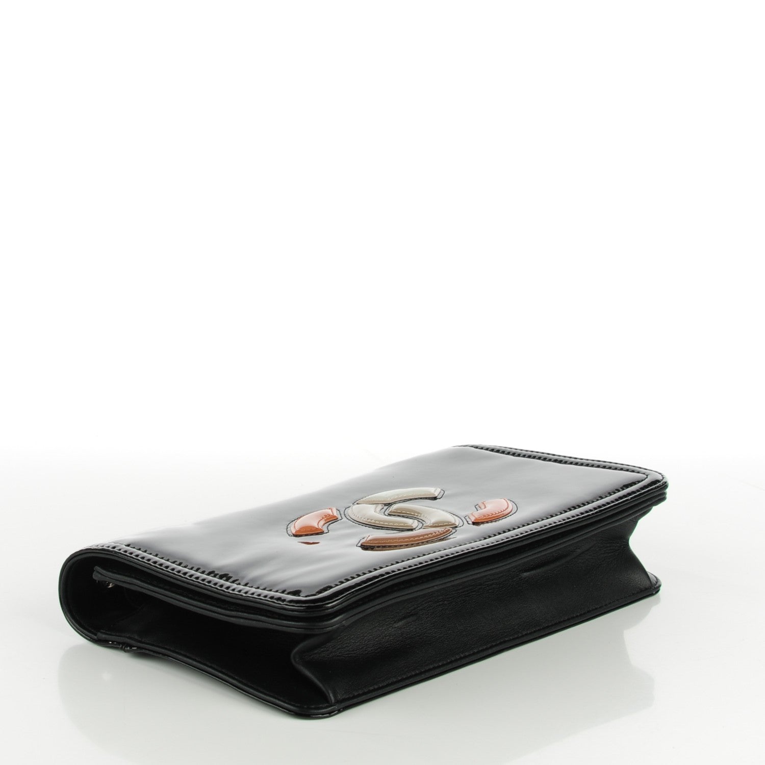 Chanel Vinyl Small Lipstick Flap Black 4 of 8