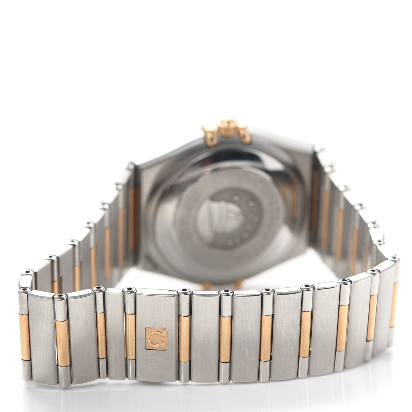 Stainless Steel 18K Red Gold Diamond 36mm Constellation Automatic Watch White