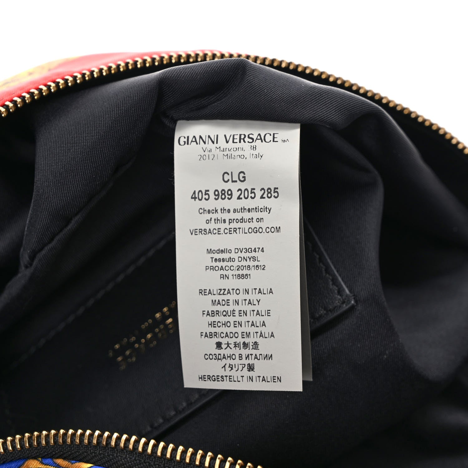 Versace Nylon Medusa Belt Bag Black Multicolor 6 of 8