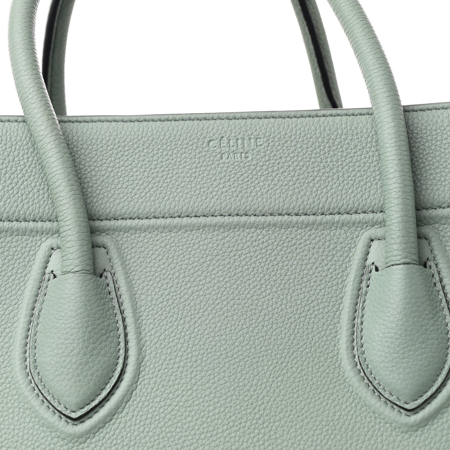 Celine Baby Grained Calfskin Medium Phantom Luggage Jade 9 of 11