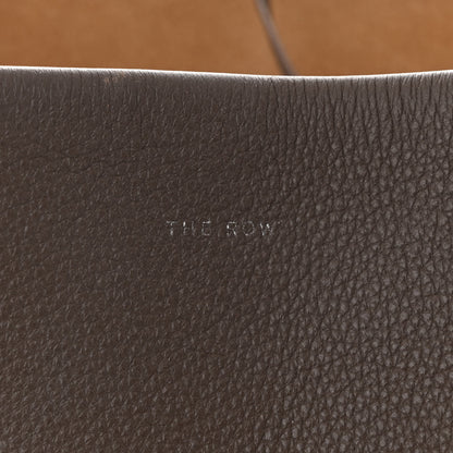 The Row Grained Calfskin Medium N/S Park Tote Dark Taupe 6 of 9