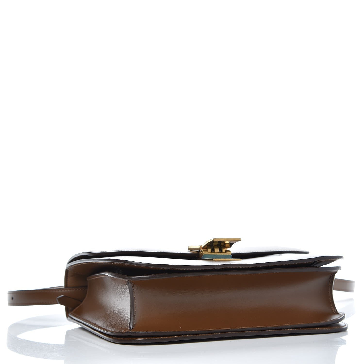 Celine Box Calfskin Medium Classic Box Flap Bag Camel 4 of 8