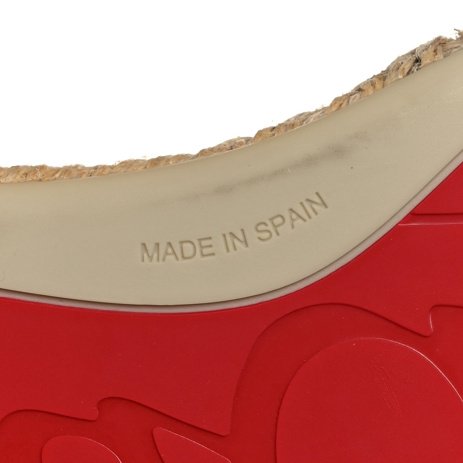 Christian Louboutin Toile Calfskin Espasneak Flat Sneaker 39 Ivory 6 of 9