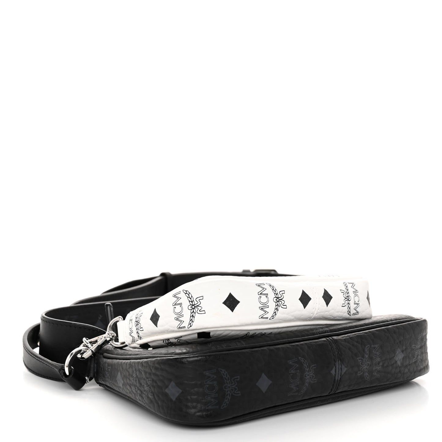 Visetos Aren Essential Multi Pochette Black White Cognac