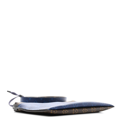 Louis Vuitton Monogram Small Outdoor Pouch Pacific Blue 3 of 4