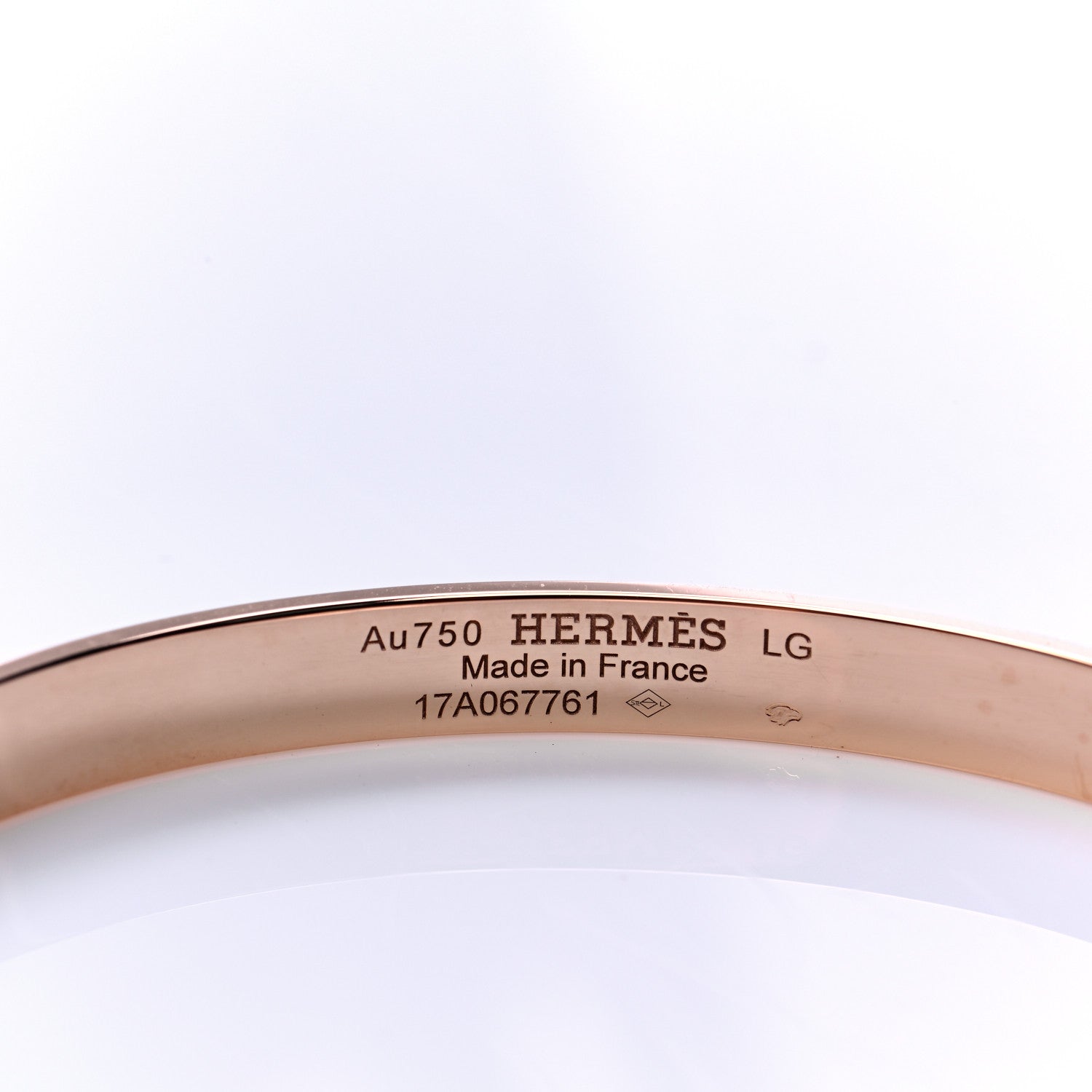 Hermes 18K Yellow Gold PM Collier De Chien Bracelet LG 7 of 7