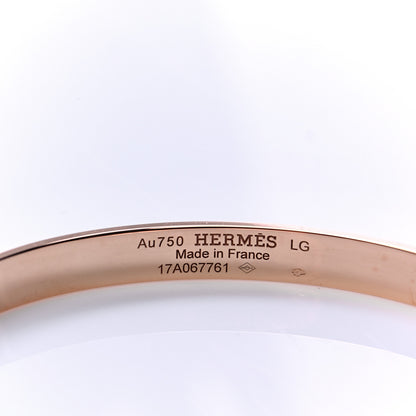 Hermes 18K Yellow Gold PM Collier De Chien Bracelet LG 7 of 7