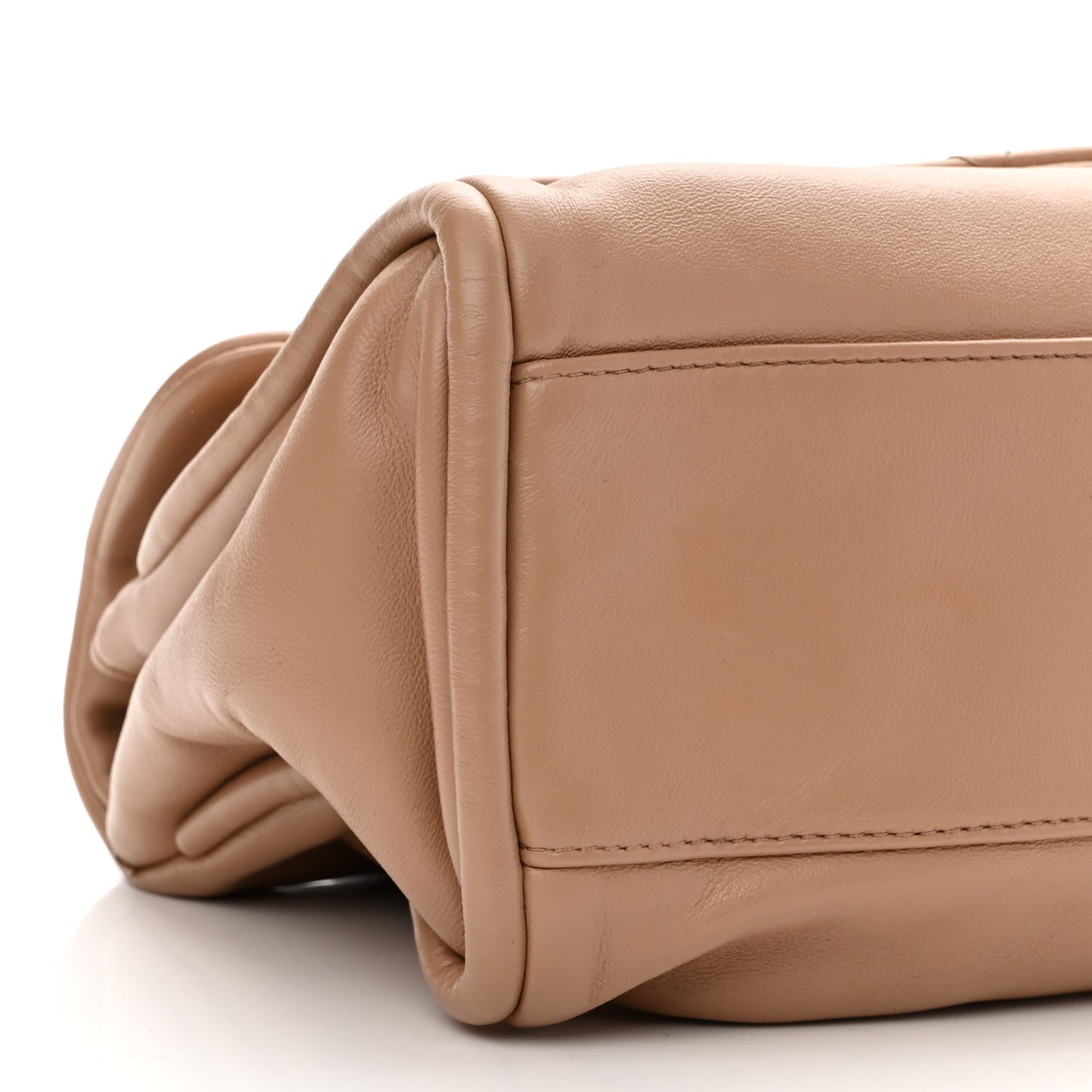 Chanel Lambskin Quilted Large Mademoiselle Double Flap Light Brown 9 of 10