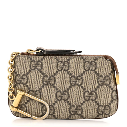 Gucci GG Supreme Monogram Key Case Brown 1 of 9